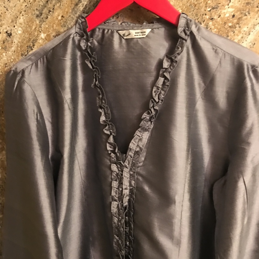 Grey Blouse/Shirt